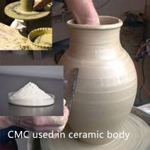 Κεραμική ποιότητα Carboxymethyl Cellulose Sodium CMC CAS αριθ. 9004-32-4